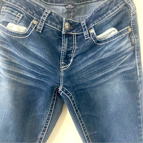 Silver Aiko Bootcut Jeans Women’s Dark Wash Size W31 L33 - Picture 2 of 11